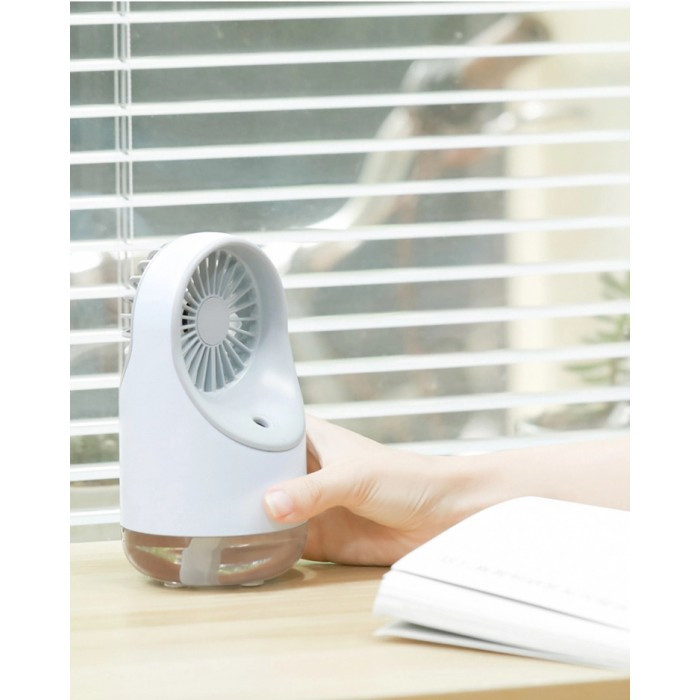 Аккумуляторный увлажнитель воздуха - вентилятор Fan 3в1, белый - фото 3 - id-p1366502334
