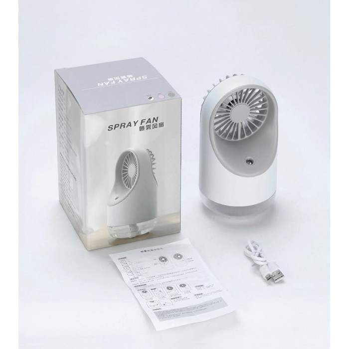 Аккумуляторный увлажнитель воздуха - вентилятор Fan 3в1, белый - фото 5 - id-p1366502334