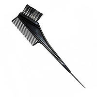 Пензлик із гребінцем і гачком для фарбування волосся