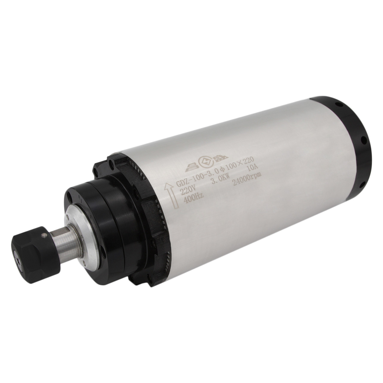 Шпиндель GDZ-100-3.0 Ø 100Х220 (3.0 kW, 10 A, ER20, повітряне охолодження)
