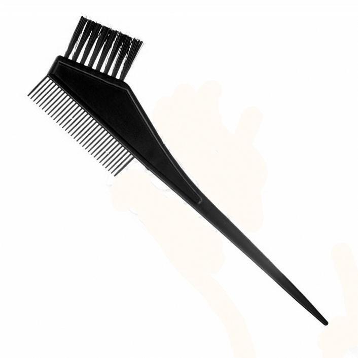 Пензлик для фарбування волосся з гребінцем чорна, фото 1