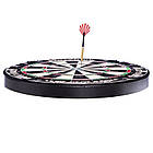 Мішень для гри в дартс з сизалю LETS PLAY DARTS GAME SET JE01D (d-45см, в комплекті 6 дротиків), фото 6