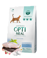 Optimeal (Оптимил) Cat Adult Cod Fish для кошек взрослых треска 4 кг