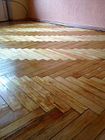 Шліфування паркету та дерев'яних підлог у Запоріжжі, підготовка під лакування.
