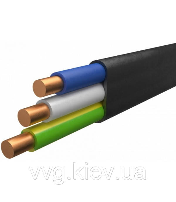 Кабель ВВГ-Пнг 3х2,5 Запорізький завод кольорових металів (ЗЗКМ)