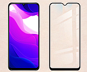 Захисне скло (захист) Full Glue для Xiaomi Mi10 Lite (чорний колір)