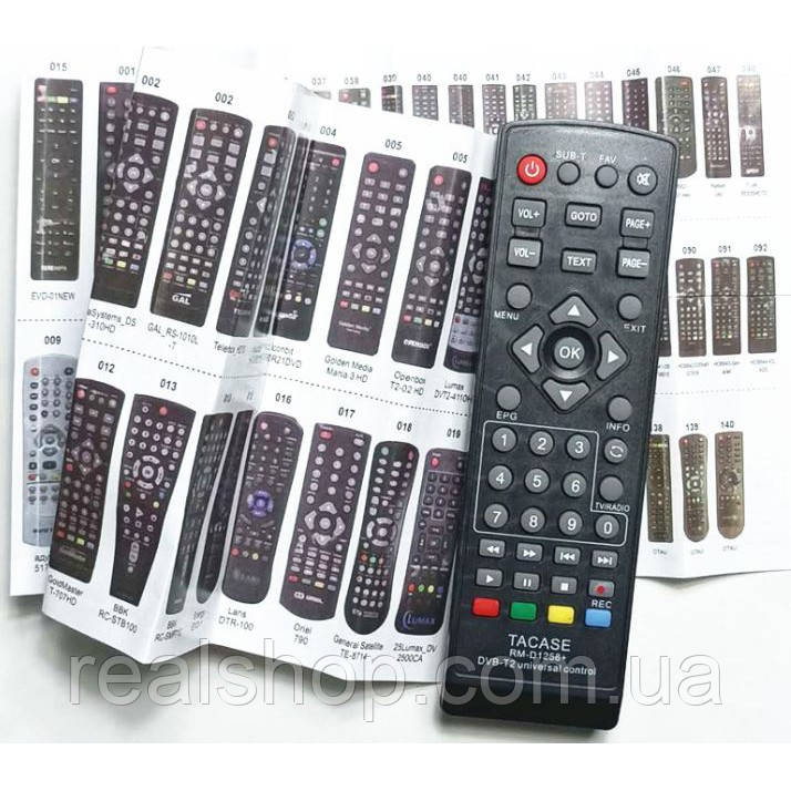 Універсальний пульт RM-D1258 DVB-T2 Huayu