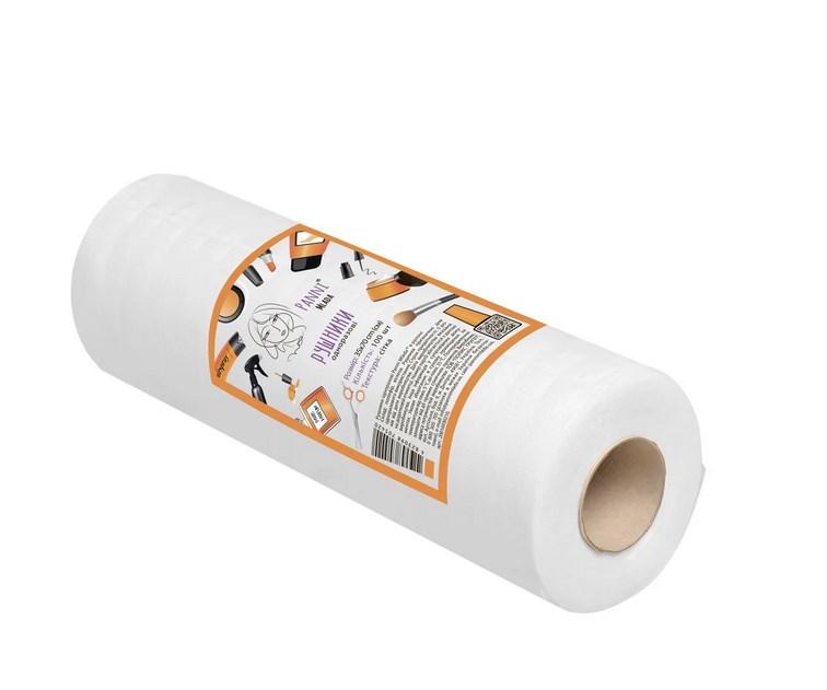 Рушники в рулоні Panni Mlada 30х50 см (100 шт./рул) зі спанлейсу 40 г/м2 Гладкі, фото 1