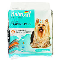 Пелюшки AnimAll Puppy Training Pads для собак та цуценят, 60х60 см, 10 штук