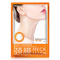 УЦЕНКА! Маска-салфетка для шеи увлажняющая BIOAQUA Moisturizing Skin And Neck Mask 17гр