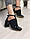Зручні туфлі натуральний лак Код 2020 колір чорний лак, фото 4