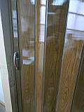 Двері гармошка No 4 Каштан глуха 810*2030*6 мм, фото 2