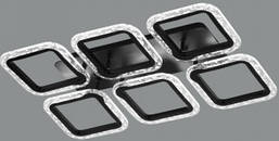 Люстра світлодіодна 81990/6S BK