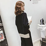 Жиночій в'язаний костюм двійка светр і брюки, фото 4