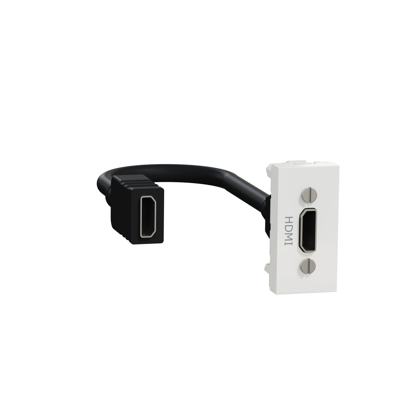 Розетка HDMI, 1 модуль білий Schneider Unica New (NU343018)