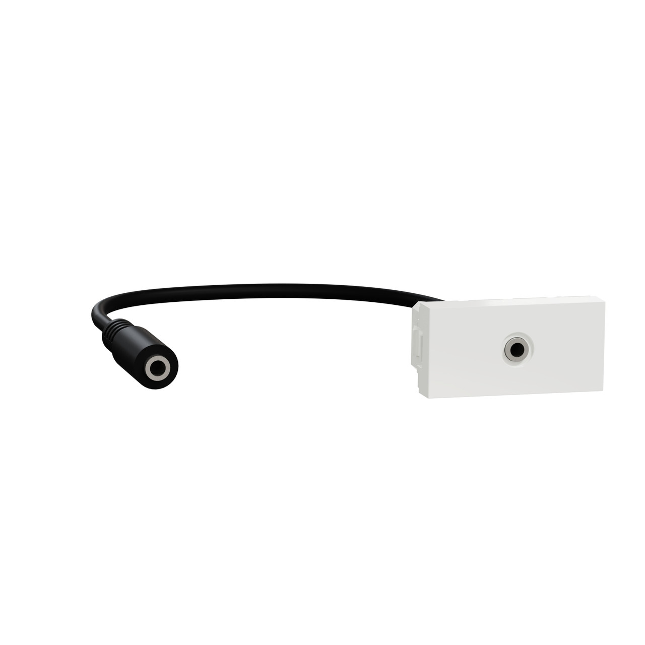 Розетка Minijack 1 модуль білий Schneider Unica New (NU343318)