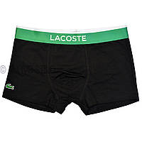 Чоловічі труси Lacoste, матеріал бавовна, колір чорний, в наявності різні розміри