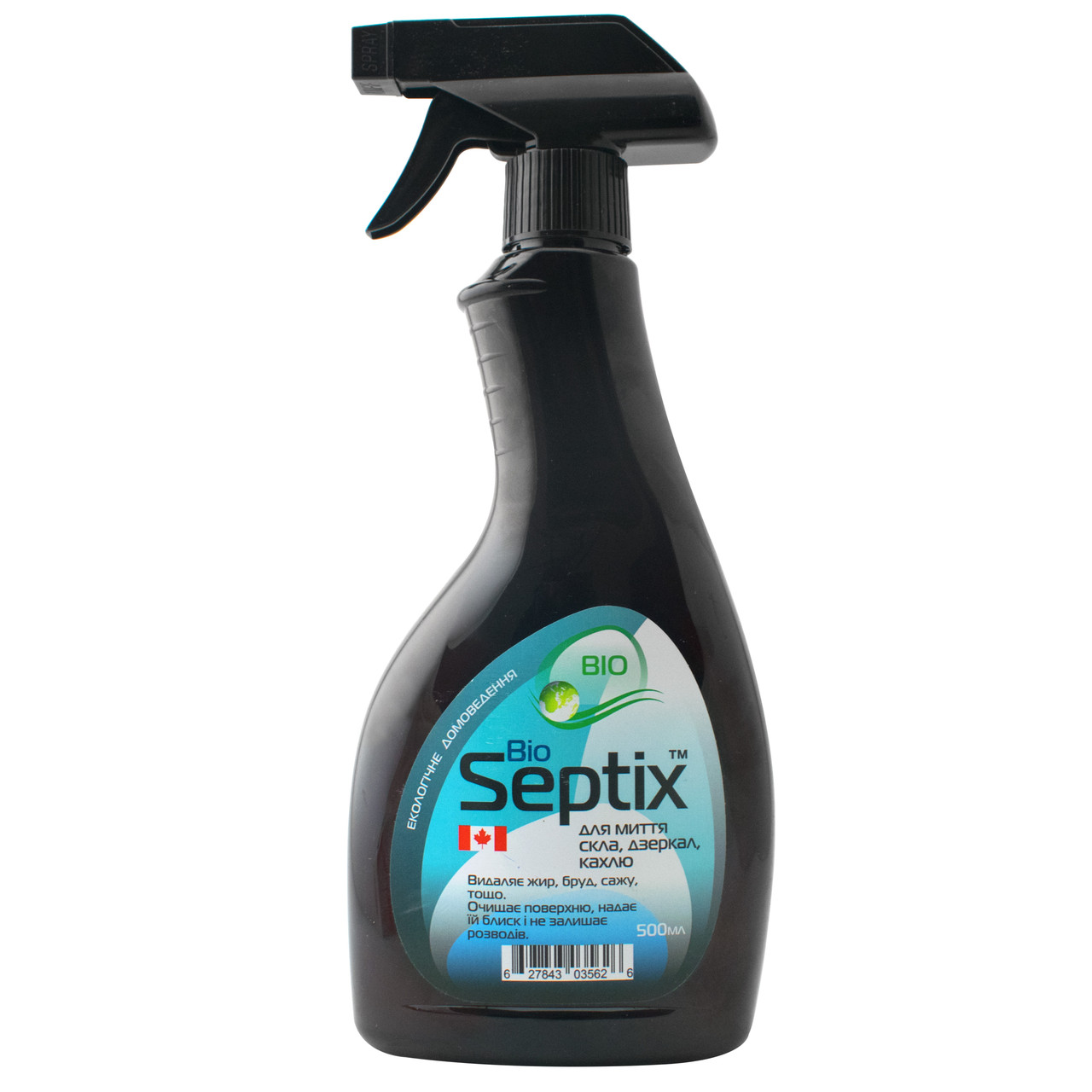 Біопрепарат Bio Septix для миття скла, дзеркал, кахлю спрей 500 мл Санекс, фото 1