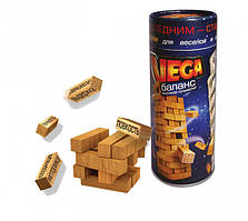 Настільна гра Дженга Vega Пізанська Вежа 56 дерев'яних елементів