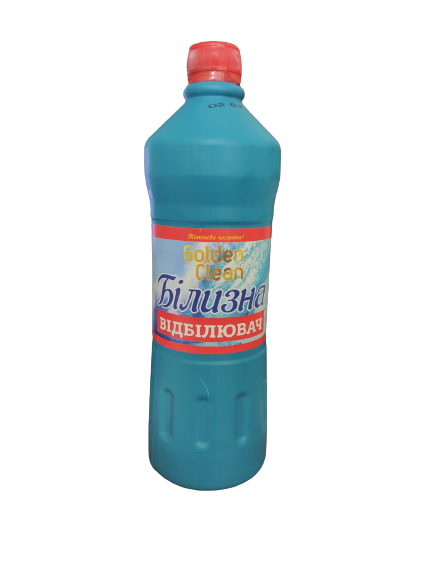 Відбілювач Білизна хлорка Golden Clean 900 мл 12 шт, фото 1