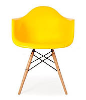 Cтул барный Тауэр Eames, пластик, хром, цвет желтый