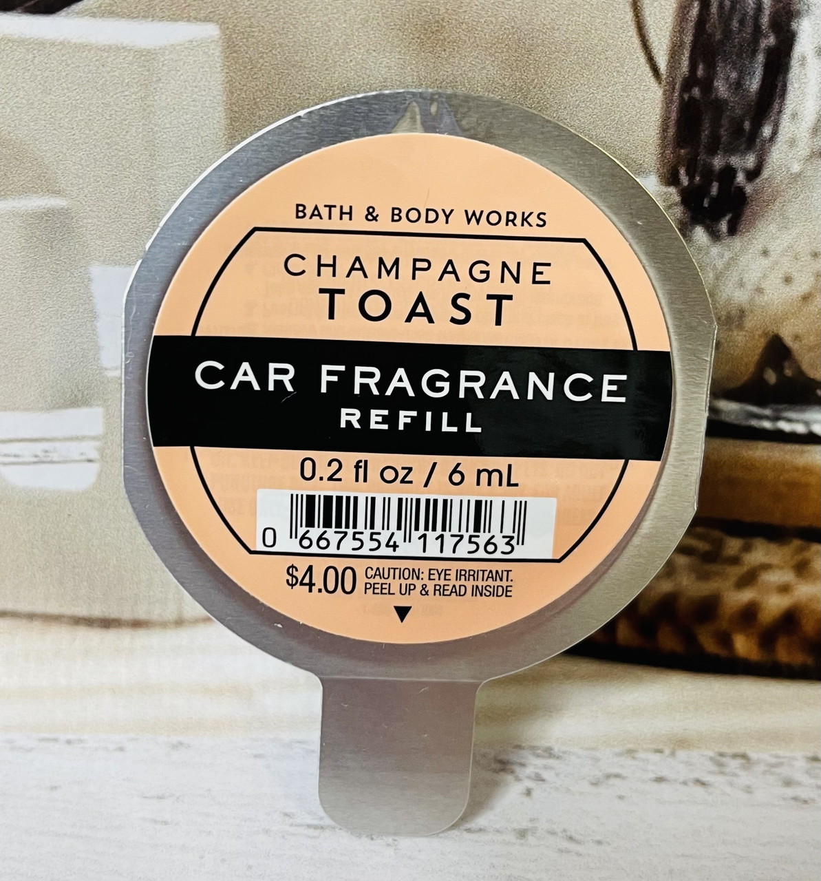 Аромат в машину Bath and Body Works "Шампанське"