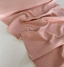 Муслін (бавовняна тканина) жатка персик однотон (0,60*1,35 м)