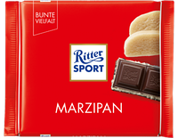 Шоколад Ritter Sport Риттер Спорт 100г в ассортименте 11 видов (Германия) Марципан