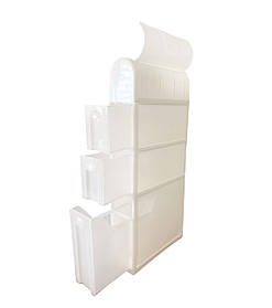 Шафа пенал для ваної кімнати БІЛИЙ Консенсус