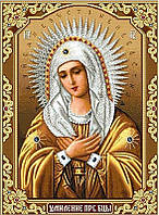 Набор алмазной вышивки икона "Богородица Умиление" 50х40 см