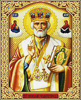 Набор алмазной вышивки икона "Святой Николай Чудотворец" 55х75см, без подрамника(557502)