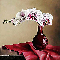 Набор алмазной вышивки "Ветка орхидеи в вазе"