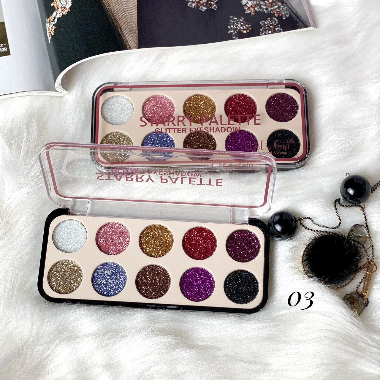 Палетка глиттеров DoDo Girl Starry Palette Glitter Eyeshadow №3 (ID ...