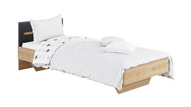 Ліжко односпальне графіт Б'янко 1Сп 90