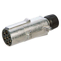 Вилка до напівпричепа 7 PIN N Type ERICH JAEGER (ISO 1185) 24V металева