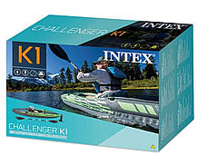 Надувна байдарка двомісна (каяк) Intex "Challenger K2 kayak", 68306, з насосом і веслами, 351х76х38см, фото 3