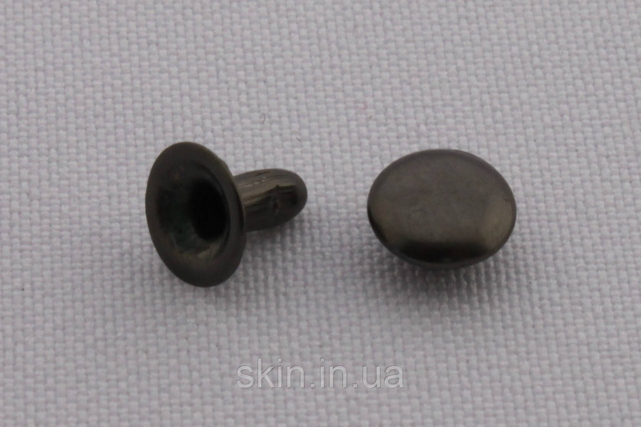 Хольнітен односторонній, діаметр - 7 мм, ніжка - 7 мм, колір - чорний нікель, 100 шт, артикул СК 5726