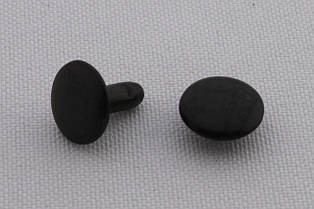 Хольнітен двосторонній, діаметр - 9 мм, ніжка - 9 мм, колір - чорний, в упаковці - 100 шт, артикул СК 5727