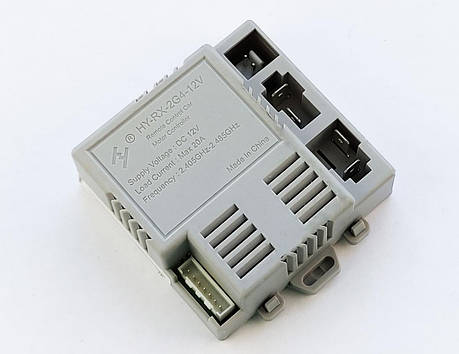 Блок керування дитячого електромобіля Bambi HY-RX-2G4-12V сірий, фото 1