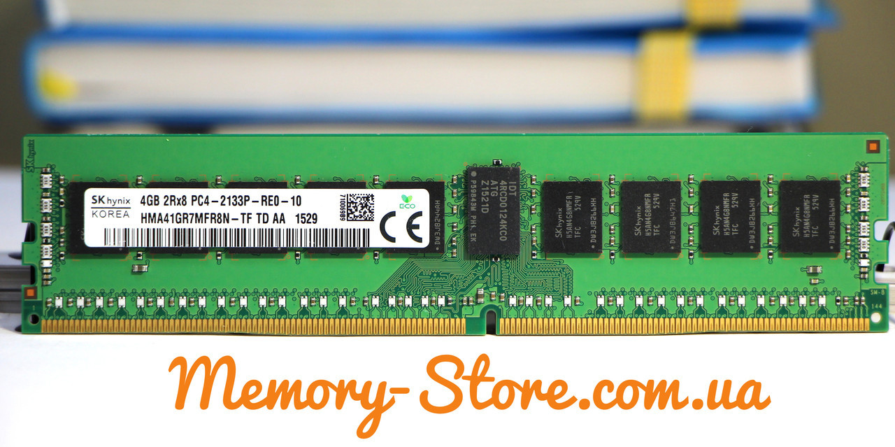 Оперативна пам'ять для сервера/ПК DDR4 4GB PC4-17000 (2133MHz) DIMM ECC Reg CL15, Hynix