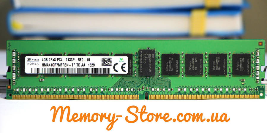 Оперативна пам'ять для сервера/ПК DDR4 4GB PC4-17000 (2133MHz) DIMM ECC Reg CL15, Hynix, фото 2