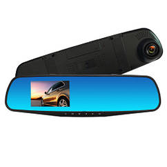 Автомобильный видеорегистратор зеркало L-9001, LCD 3.5'', 1080P Full HD