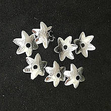 Обіймач для намистин "Квітка" 8 мм приблизно 100 штук