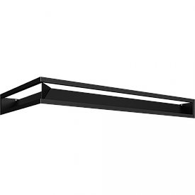 Люфт SF кутовий правий чорний 40x80x9