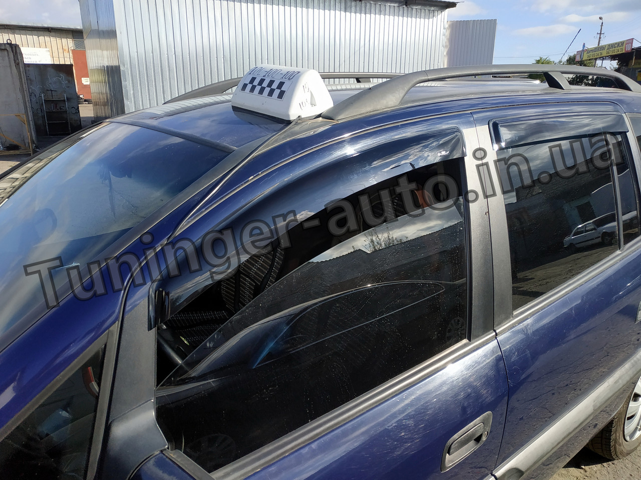 Дефлектори вікон (вітровики) Opel Zafira A 1999-2005 (Hic)