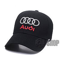 Кепка бейсболка Audi (Ауді) чорна класика