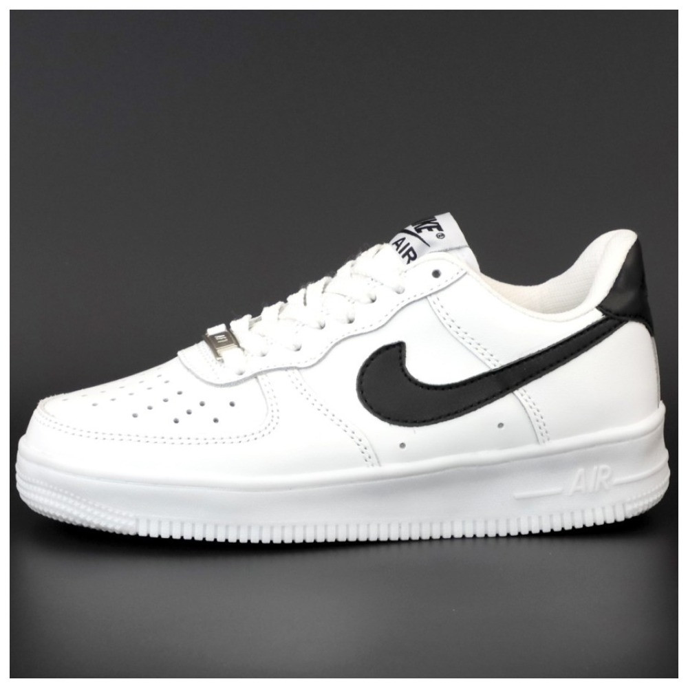 Чоловічі / жіночі кросівки Nike Air Force 1 '07, білі шкіряні кросівки найк аір форс 1 07 аїр, фото 1