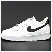 Мужские / женские кроссовки Nike Air Force 1 '07, белые кожаные кроссовки найк аир форс 1 07