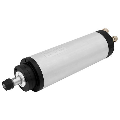 Шпиндель Ф65*200 водяне охолодження (1.5 кВт, 220 В, 8 А, ER11), фото 1