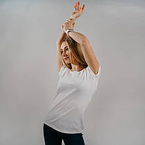Класична біла жіноча футболка «Fruit of the Loom», фото 2